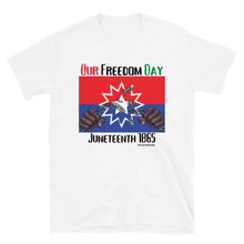 Load image into Gallery viewer, Juneteenth Short-Sleeve Adult Unisex T-Shirt