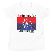 Load image into Gallery viewer, Juneteenth Youth Short Sleeve T-Shirt