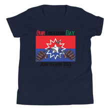Load image into Gallery viewer, Juneteenth Youth Short Sleeve T-Shirt
