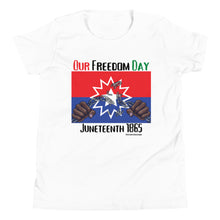 Load image into Gallery viewer, Juneteenth Youth Short Sleeve T-Shirt
